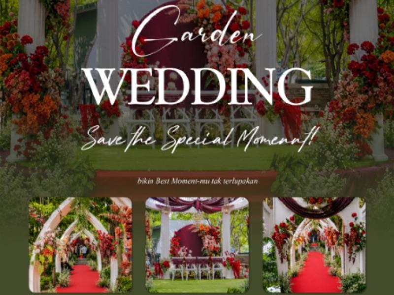 Garden Wedding di Gege Fun, Bikin Best Momen nggak terlupa