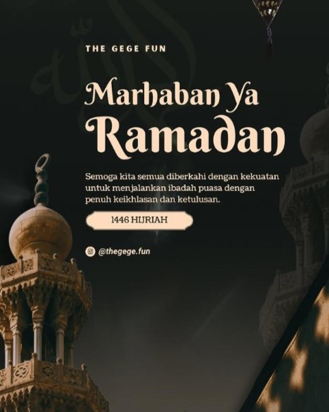 Marhaban ya Ramadan 1446 H